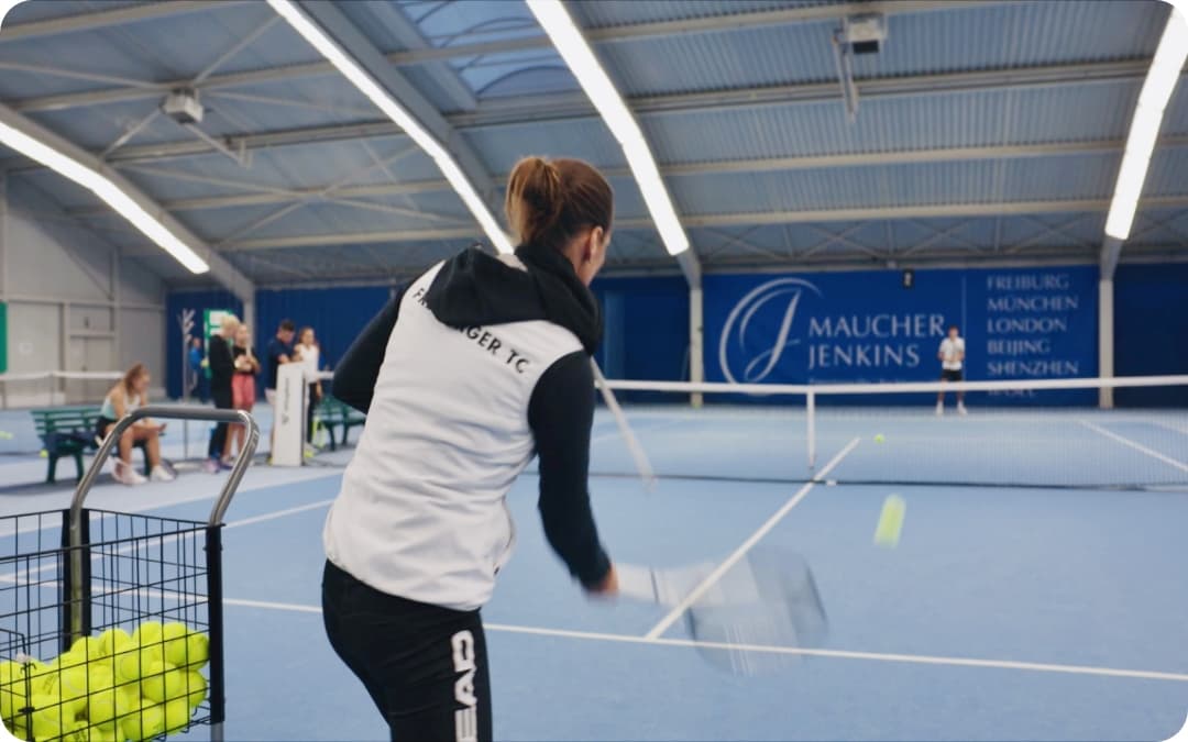 Played backhand basket Drill.