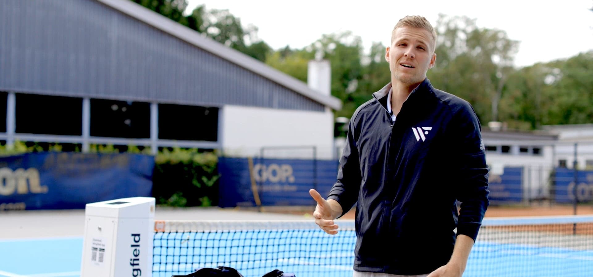 Wingfield member explains drills.