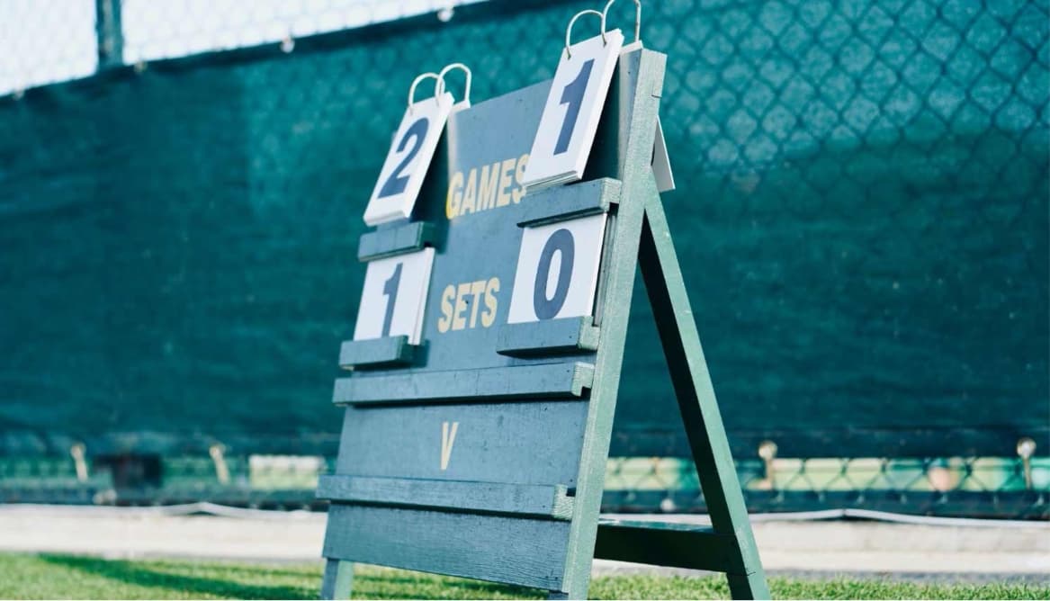 Road to Wimbledon score board